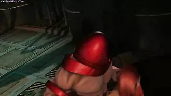Juggernaut uses his cock to make Jean Grey scream and orgasm again and again