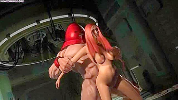 Juggernaut uses his cock to make Jean Grey scream and orgasm again and again