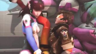 Overwatch futa fucking showing pretty babes doing kinky things with each other