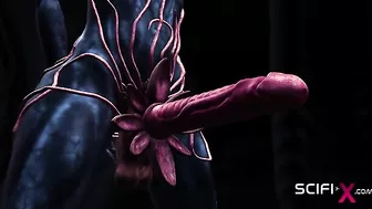Alien cock is going to destroy human pussy in an Alien spoof with kinky sex Alien cock is going to destroy human pussy in an Alien spoof with kinky sex