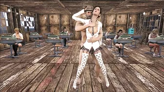 Fallout 4 gangbang that shows everyone what a real tight pussy is good for