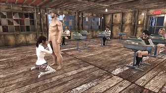 Fallout 4 gangbang that shows everyone what a real tight pussy is good for