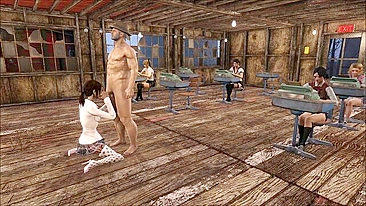 Fallout 4 gangbang that shows everyone what a real tight pussy is good for