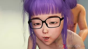 College girl from Japan prepares to get her pussy hole pounded savagley