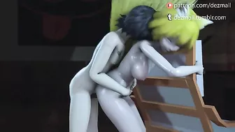 Impressive banging session showing the big breasted seductress that takes it