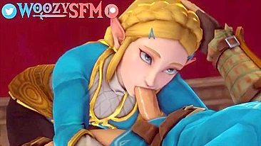 Zelda 3D porn showing a horny princess getting fucked with no shame at all