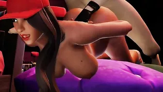 Fortnite fuck scene with a great deal of passionate fucking from behind