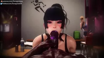 Marie Rose in a hentai compilation with lots of brutal sodomy and closeups