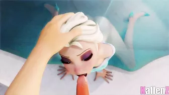 Anna and Elsa from Frozen get fucked in a hardcore compilation movie in HD