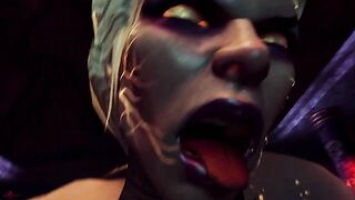 Sindel POV fucking scene fucking with a great naked Mortal Kombat hottie