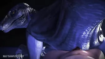 Velociraptor from Jurassic Park is going to get fucked after sucking dick