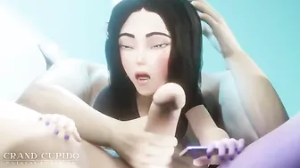 Samsung Sam looks as cute as ever while sucking dick in a hot fashion here