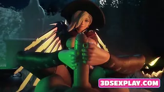 Footjob compilation with hentai chicks that know how to really please dicks