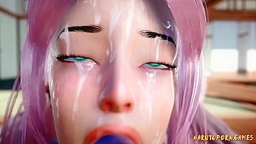 Pussy is wet like jelly as this hot video shows Pink hair girl getting ruined