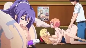 Double penetration is hot when the girls are all in and want more of it