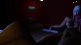 Fortnite actino showing lots of cute girls getting rammed in different ways