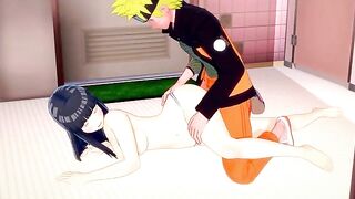 Naruto and Hinata enjoying the best action in missionary and beyond in HD