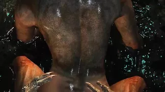 Orc monster is going to pound her into submission in a twisted sex scene here