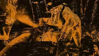 Orc monster is going to pound her into submission in a twisted sex scene here