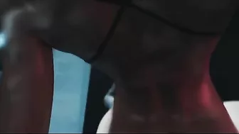 Cyberpunk girls having a hard and intense fuck with a nearly 10 incher cock