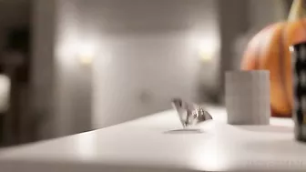 Here we see the most perverted superhero slut of them all taking dick