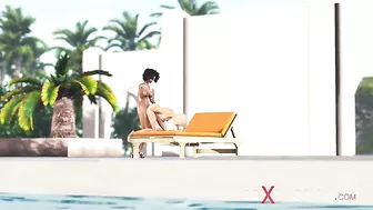 No way to resist this well hung black futa and her magic fucking dick here