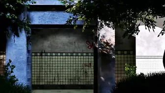 Purple hair girl making one wild hell of a request in a twisted XXX movie