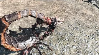 She is taking all that Fallout monster cock in her pussy just for fun though