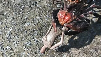 She is taking all that Fallout monster cock in her pussy just for fun though