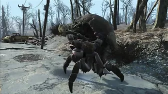 She is taking all that Fallout monster cock in her pussy just for fun though