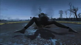 She is taking all that Fallout monster cock in her pussy just for fun though