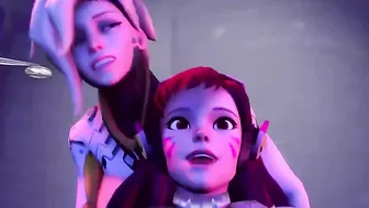 Overwatch futa fucking with two girls  who love double penetration and gape Overwatch futa fucking with two girls  who love double penetration and gape
