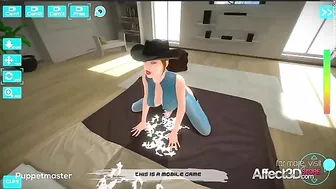 Sexy girl watching her own cock as she strokes it gets ready to orgasm as well