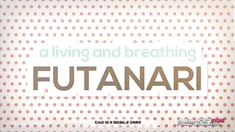 Sexy girl watching her own cock as she strokes it gets ready to orgasm as well