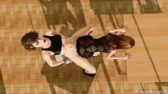 Girl is willing to do whatever the hell it takes to get some cum in her pussy