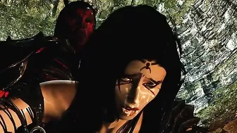 The sexiest woman in porn is a hentai witch that fucks a demon in the ass