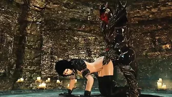 The sexiest woman in porn is a hentai witch that fucks a demon in the ass