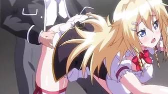 He goes crazy and starts hitting her in the pussy with his oversized cock