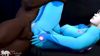 Samus Aran is addicted to BBC pleasure and hardcore hentai punishments too