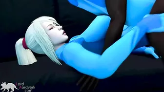 Samus Aran is addicted to BBC pleasure and hardcore hentai punishments too