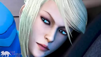 Samus Aran is addicted to BBC pleasure and hardcore hentai punishments too