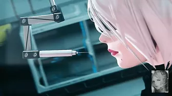 2B is going to get her asshole dominated in different ways to make herself cum