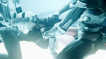 2B is going to get her asshole dominated in different ways to make herself cum