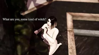 How big are her tits anyway? Too big for a warrior. See hardcore demon fucking