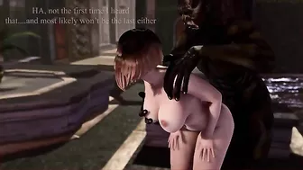 How big are her tits anyway? Too big for a warrior. See hardcore demon fucking