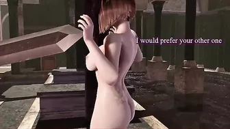 How big are her tits anyway? Too big for a warrior. See hardcore demon fucking