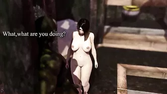 How big are her tits anyway? Too big for a warrior. See hardcore demon fucking