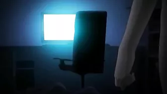 Cuckolding session with a guy jerking off to his horny wife getting OWNED