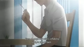 Cuckolding session with a guy jerking off to his horny wife getting OWNED