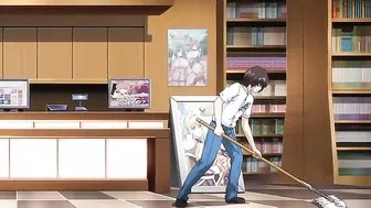 Store sex scene with his harem Lucky dude fucking a bunch of teen whores